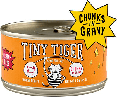 Tiny Tiger Chunks In Gravy Turkey Recipe Grain-free
